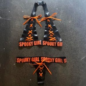 Jane Doe latex spooky girl set